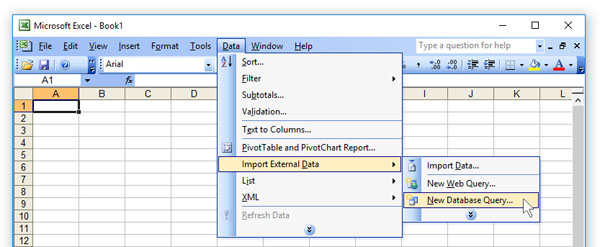 Excel Import External Data