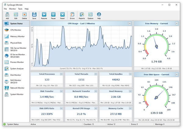 SysGauge Main GUI Application