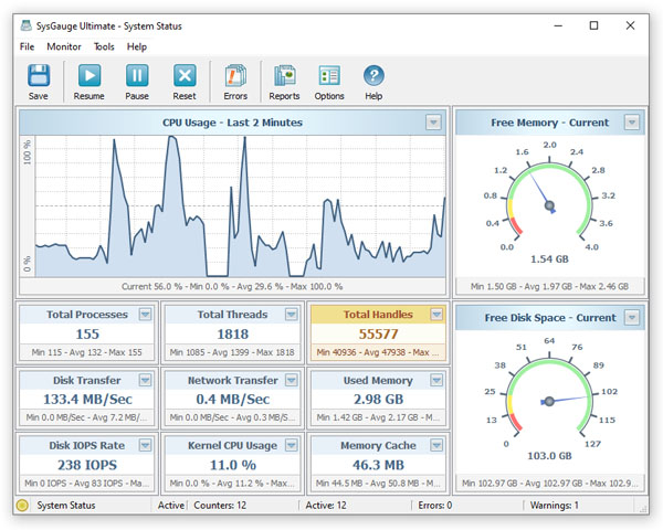 SysGauge Separate Monitor
